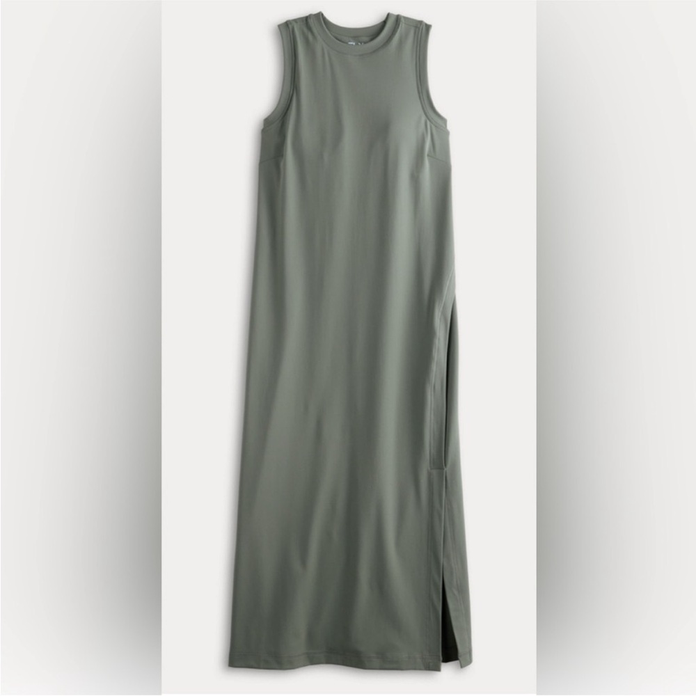 NWT FLX travel leisure dress ashen pwtr